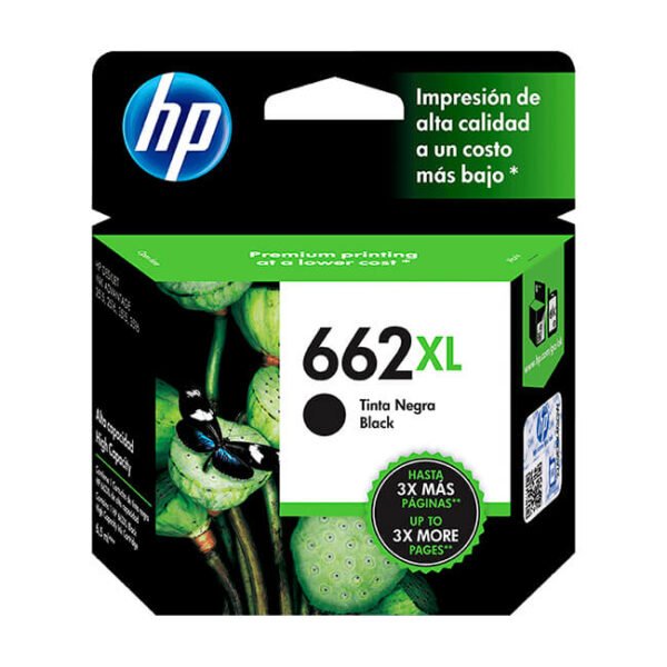 Tinta HP 662XL original CZ105AL Negro