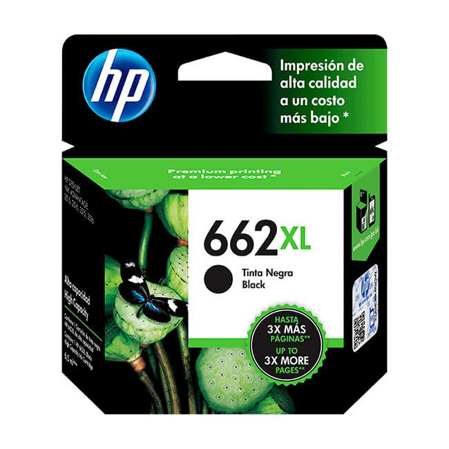 Tinta HP 662XL original CZ105AL Negro