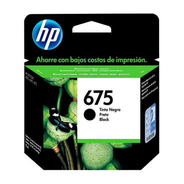 Tinta HP 675 original CN690AL Negro