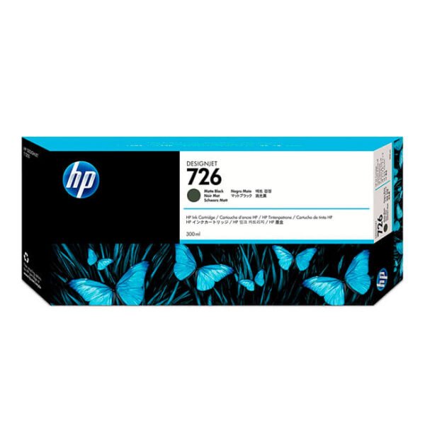 Tinta HP 726 original CH575A Matte Black
