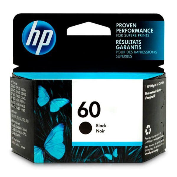 Tinta HP 60 original CC640WL Negro