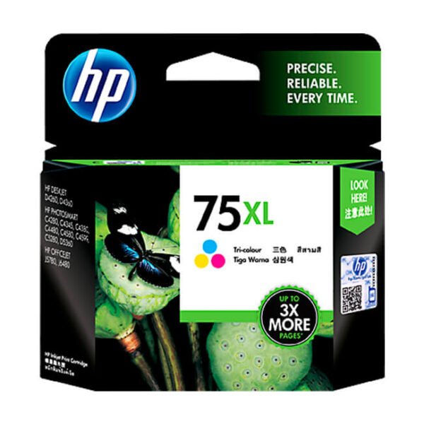 Tinta HP 75XL original CB338WL Tricolor