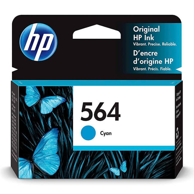 Tinta HP 564 original CB318WL Cyan