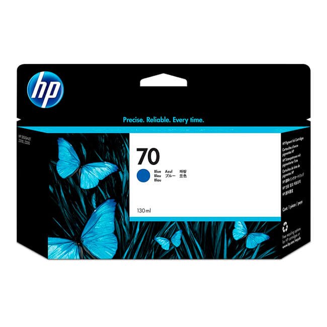 Tinta HP 70 original C9458A Blue