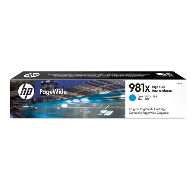 Tinta HP 981X original L0R09A Cian