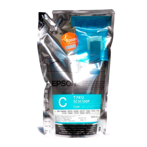 Bolsa de Tinta Epson T741200 Cyan original