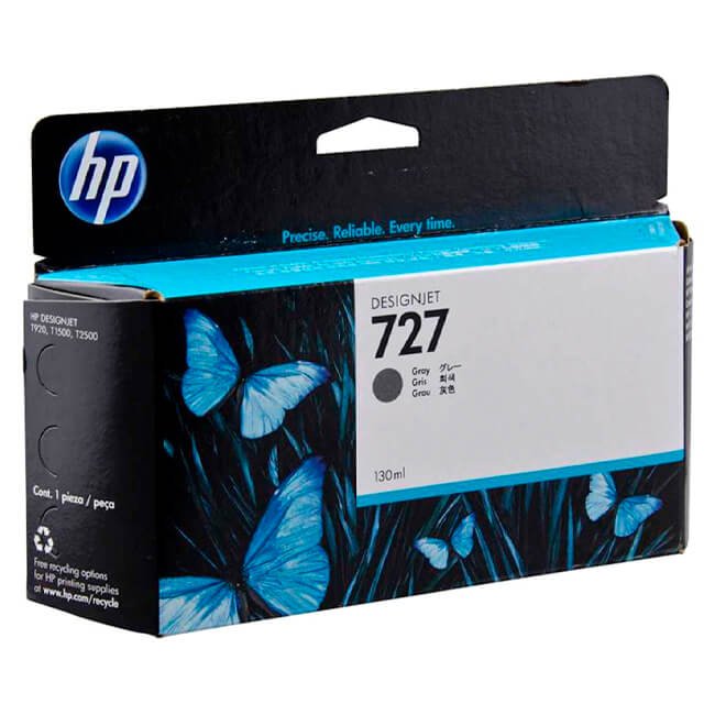 Tinta HP 727A original B3P24A Gray Tinta HP 727A original B3P24A Gray