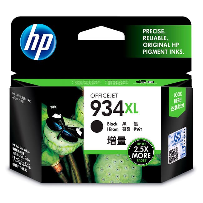 Tinta HP 934XL original C2P23AL Negro