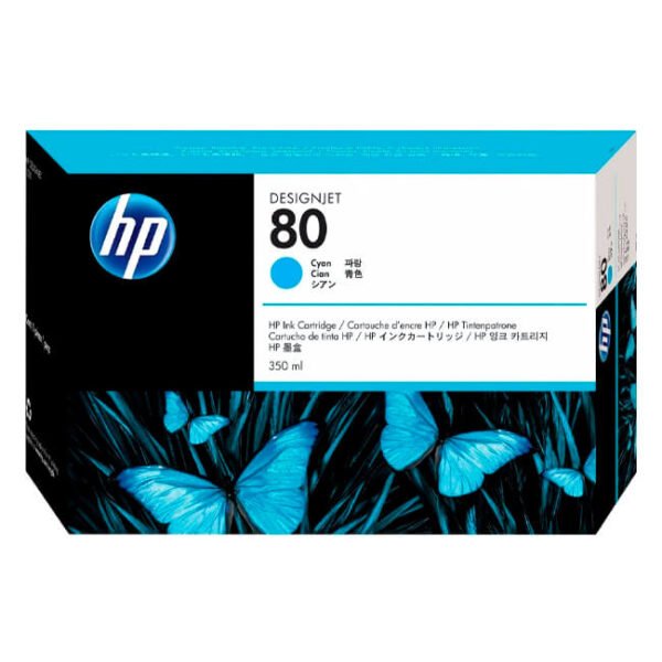Tinta HP 80 original C4846A Cyan
