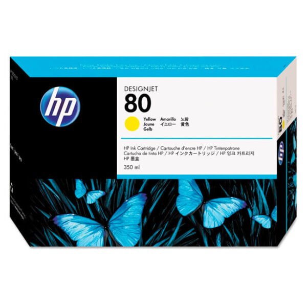 Tinta HP 80 original C4848A Yellow