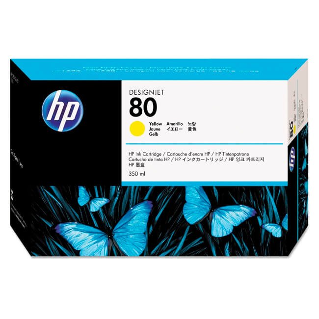 Tinta HP 80 original C4848A Yellow