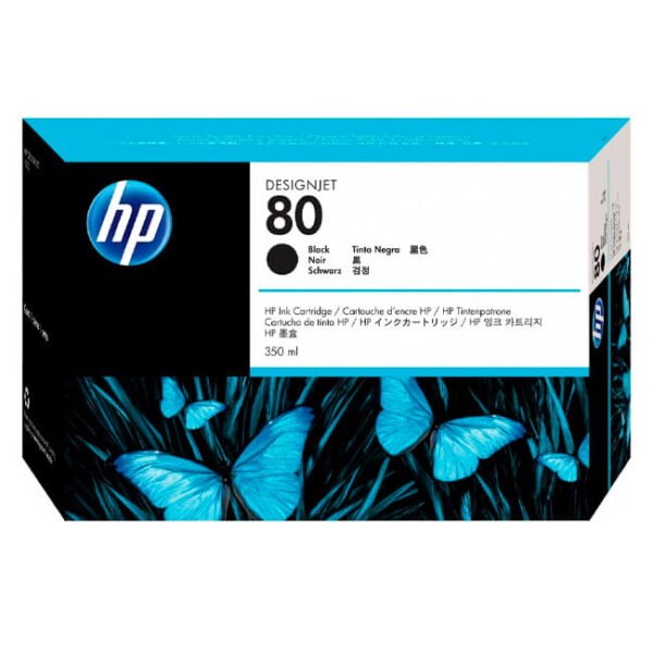 Tinta HP 80 original C4871A Negro