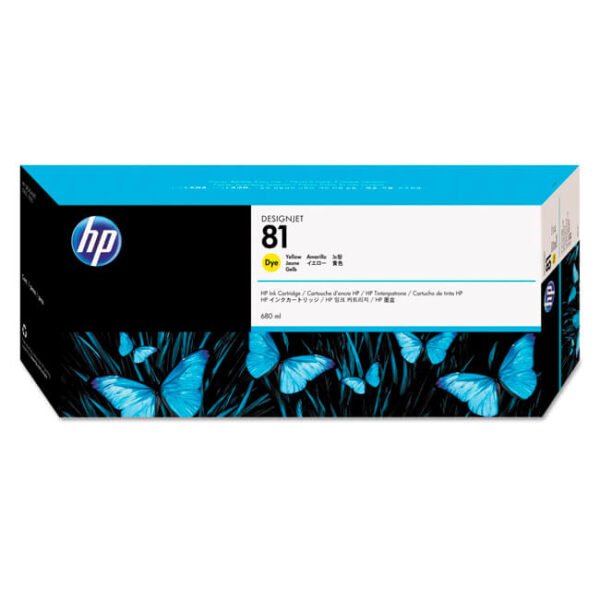 Tinta HP 81 original C4933A Yellow