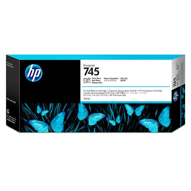 Tinta HP 745A original F9K04A Photo Black