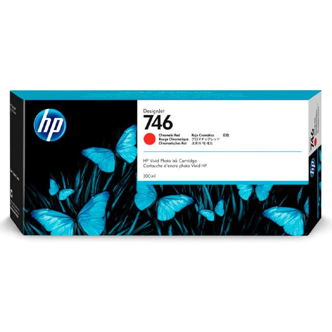 Tinta HP 746 original P2V81A Chromatic Red