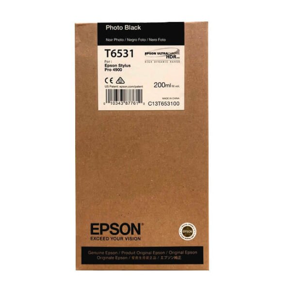 Tinta Epson T653100 original T6531 Photo Black