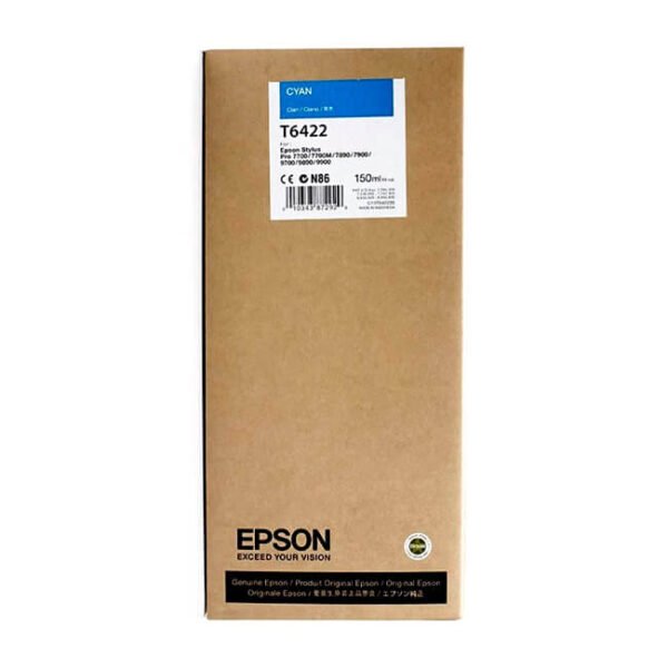 Tinta Epson T642200 original T6422 Cian