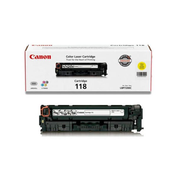 Toner Canon 118 Yellow Al Mejor Precio Original