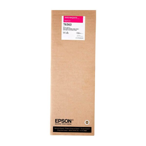 Tinta Epson T636300 original T6363 Magenta