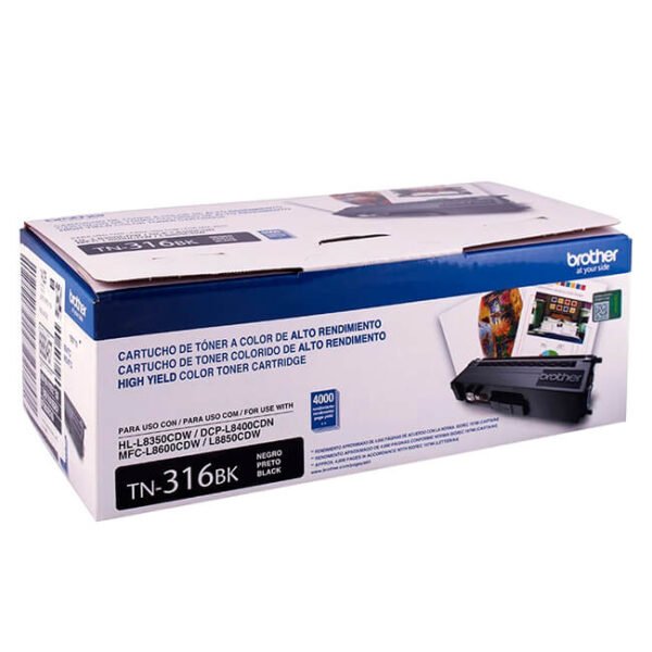 Toner Brother L8850CDW Negro TN-316BK Al mejor Precio