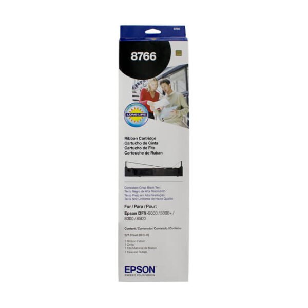 Cinta Epson 8766 original Negro