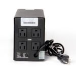 Estabilizador Monofasico ELISE IEDA PODER SAFE, LCR10-4.5%, Solido, 1kVA, 220VAC, 4 Tomas - Imagen 2