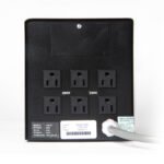 Estabilizador Monofasico ELISE IEDA PODER SAFE, LCR30-4.5%, Solido, 3kVA, 220VAC, 6 Tomas - Imagen 2