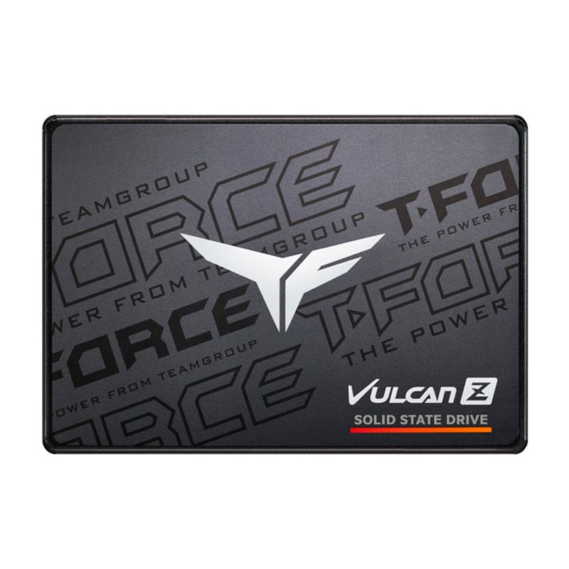 Unidad en estado solido T-FORCE VULCAN Z, 1TB, SATA 6Gb/s, 2.5”, Negro, DC +5V