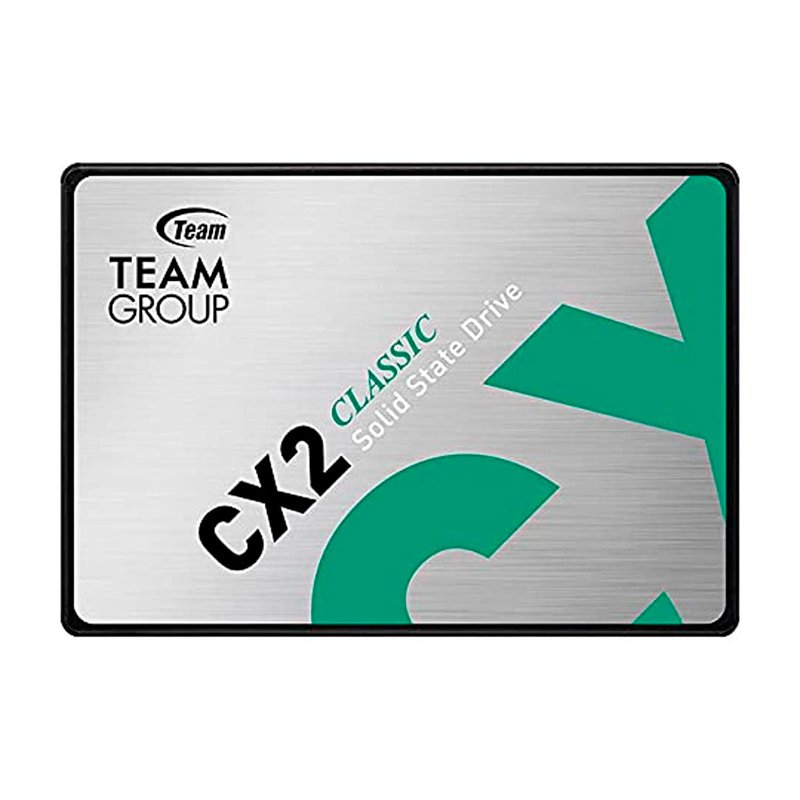 Unidad de estado solido Teamgroup CX2, 1TB, SATA 6.0 Gb/s, 2.5”, ECC, DC +5V