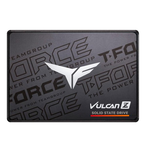 Unidad en estado solido T-FORCE VULCAN Z, 256GB, SATA 6Gb/s, 2.5”, Negro, DC +5V