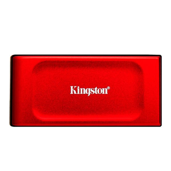 Unidad en estado sólido externa Kingston XS1000, 2TB, USB 3.2 Gen 2 Tipo-C, Color Rojo