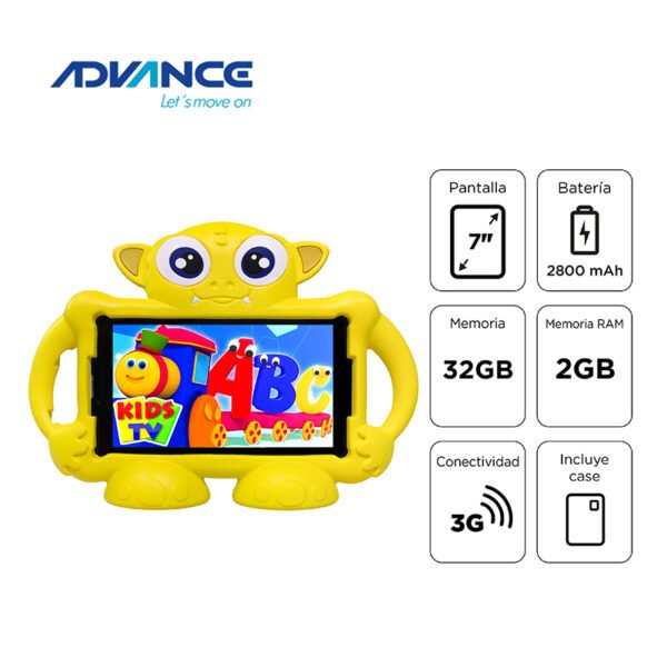 Tablet Advance Intro TR7996, 7” IPS 1024x600, Android 11 Go, 3G, Dual SIM, 32GB, RAM 2GB