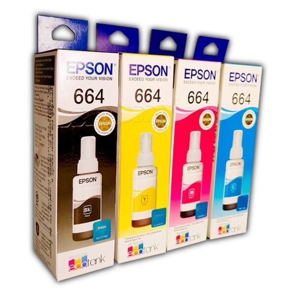 ▷Tinta Epson 664 【 Precio por Pack en Peru 】 Original