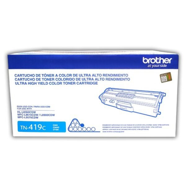 Toner Brother TN-419C Cyan Al Mejor Precio Original
