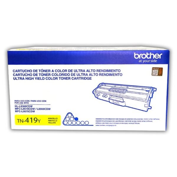 Toner Brother TN-419Y Yellow Al Mejor Precio Original