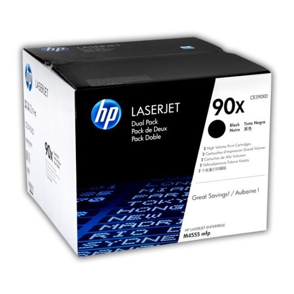 Toner HP CE390XD Dual Pack m600, m601, m601n 90XD