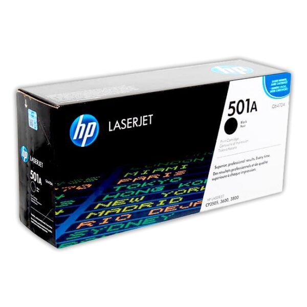 Toner HP LaserJet 3600, 3800 501a Q6470A Original