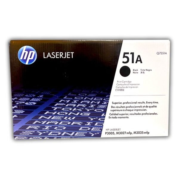Toner HP LaserJet Q7551A Negro 51A Original