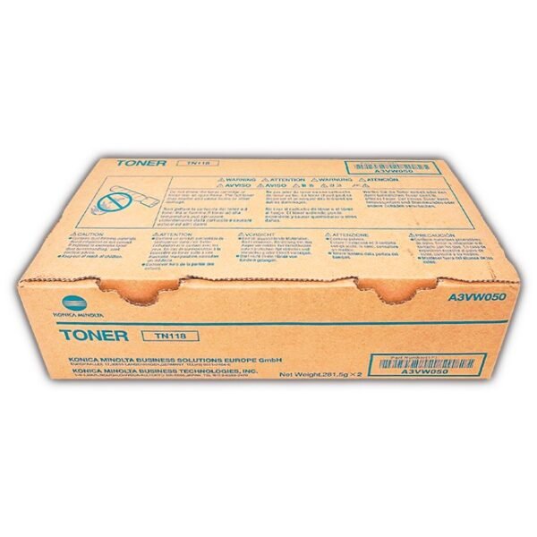Toner Konica Minolta bizhub 226, 215 TN-118 Negro