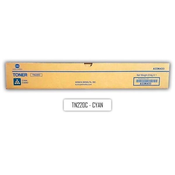 Toner Konica Minolta TN220C Cyan A33K433 Original