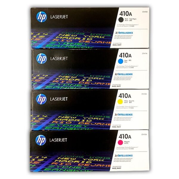 Toner Laserjet HP m477fdw, m452nw, m377dw mfp 410A Pack