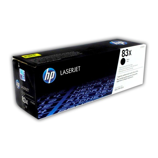 Toner Laserjet Pro HP CF283X mfp m125nw, m125a 83X