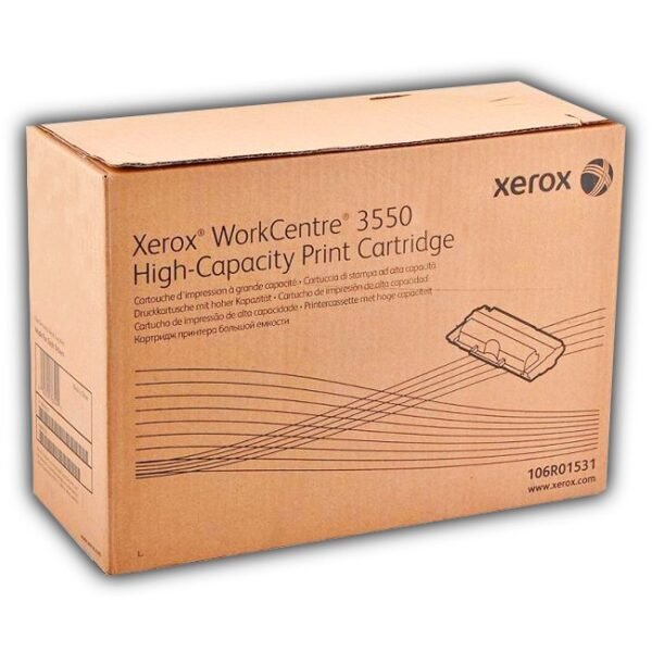 Toner Xerox 3550 Alto Rendimiento 106R01531 Negro