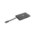 Estación de carga USB-C Tripp-Lite, 4K HDMI, VGA, USB 3.x (5Gbps), Hub USB-A, RJ-45, Negro - Imagen 2