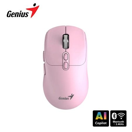 MOUSE GENIUS DUAL WIRELESS/BT NX-8080S BT AI COPILOT 7-BOT SILENT PINK (31030042403)