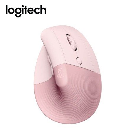 MOUSE LOGITECH LIFT VERTICAL ERGONOMIC WIRELESS/BT ROSE (910-006472)