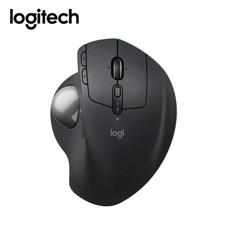 MOUSE LOGITECH MX ERGO S ADVANCED TRACKBALL WIRELESS BOLT/BLUETOOTH USB-C BLACK  (910-007261)