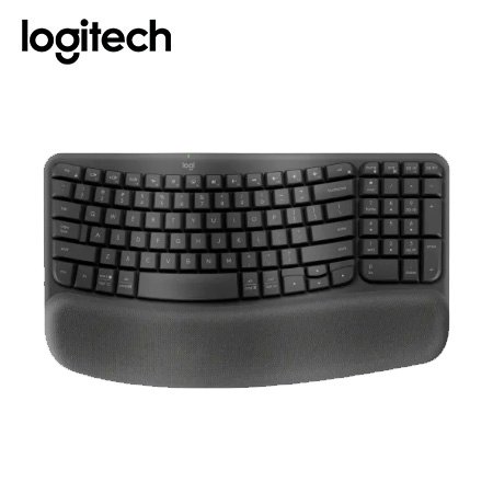 TECLADO LOGITECH ERGO WAVE KEYS WIRELESS BOLT / BT / SP GRAPHITE (920-012278)