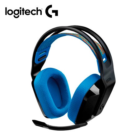 AUDIFONO C/MICROF. LOGITECH G535 LIGHTSPEED PS5/PS4/PC WIRELESS BLACK/BLUE (939-002218)