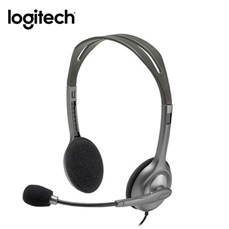 AUDIFONO C/MICROF. LOGITECH H111 SILVER (981-000612)-UY